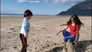 Тихий Океан -Манзанита Орегон. Manzanita Beach Oregon