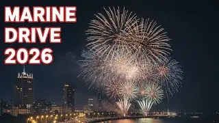 #2026 #happynewyear #mumbai #marinedrive #mumbaikar #viral #bagdogra #trending #newyearvibes #share 