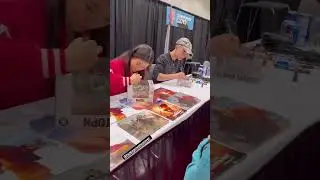 Gordon and Miya at the Fan Expo Vancouver Day 2 🌀💚!