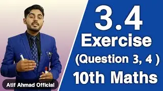 exercise 3.3 class 10 chapter 3 question 3, 4 | Ex 3.3 class 10 q 3, q 4 | 10th class mathematics