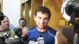 Andrew Luck at Colts rookie mini-camp