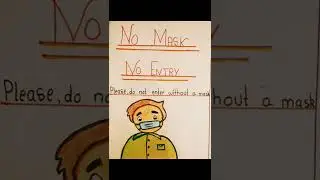 Covid -19 safety poster    #art #playschool #drawing #painting #youtubekids #youtubeshorts #juniour