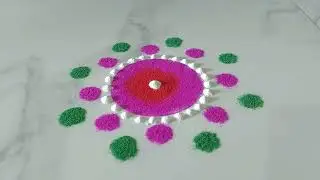 Festival rangoli |colorful rangoli |rangoli design |easy rangoli |sand art |small rangoli |muggulu