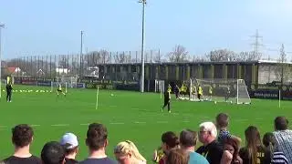 BVB-Training: Sprints und schnell ausgef&uuml;hrter Torschuss