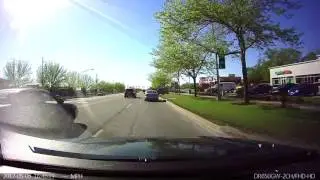 Chevrolet Traverse Iowa Plate GCB 624 Dangerous Driving on Highway 6, Coralville, Iowa