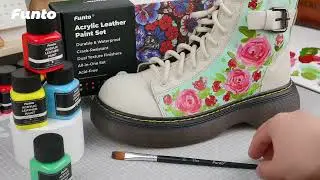 Unleash your creativity with our Acrylic Leather Paint Set!