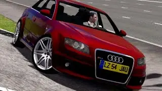 City Car Driving - Audi RS4 B7 Sedan | +Download [LINK] | 1080p & 60FPS