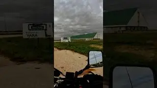 A short ride to the Yara facility near Carman  #dualsport #manitobamotorcycles #exploremanitoba