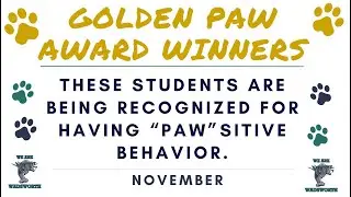 November Student of the Month  Facebook