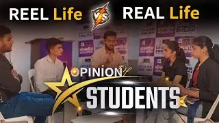 Opinion of Students on REAL LIFE Vs REEL LIFE #reallife #reellife #oxbridgespokenenglishacademylatur