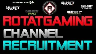 RotatGaming Channel *RECRUITMENT* (Recruitment Challenge: Pubstomping, Clips, Commentators)