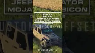 2020-2024 Jeep Gladiator Mojave/Rubicon - Stock OFFSET VIDEO GUIDE FROM CUSTOM OFFSETS