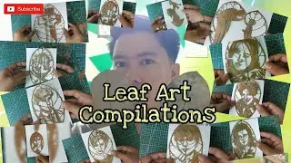 Leaf Art Compilation #viral #viralvideo #leafart #leaf #bisayavlogger #trending #compilation #craft