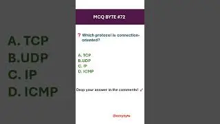 Connection-Oriented vs Connectionless Protocols Explained | TCP vs UDP #mcq #ezzybyte #networking