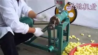 motor running maize puffed food machine, corn puffs extruder