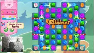 Candy Crush Saga Level 7083 - Sugar Stars, 19 Moves Completed, No Boosters
