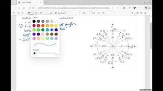 Evaluating trig functions with degrees