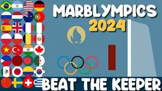 Beat The Keeper - MarblOlympics 2024 Step 5 - Marble Race in Algodoo