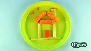 Organix Melty Carrot Puffs Fun Plate