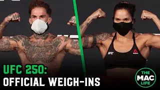 UFC 250 Official Weigh-Ins: Main Card