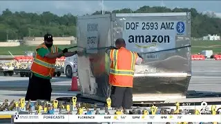 Take a look inside the new Amazon Airhub in Northern Kentucky