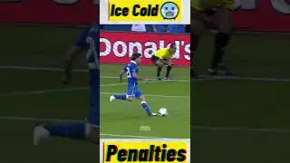 Ice Cold Penalties In Football 🥶 #shorts