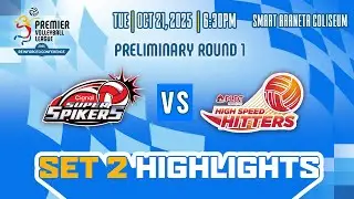 Cignal HD Spikers vs. PLDT Home Fibr High Speed Hitters - 2nd Set Highlights