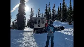 Cat skiing in Canada!