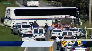 Coach USA Bus Driver Crash Into A Truck