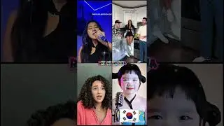 GOLDEN HUNTRIX |K-pop Demon Hunters, SAJA BOYS ,EJAE ,AUDREY NUNA ,REI AM,|cover comparison#shorts &lrm;