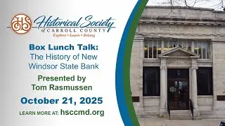 Блюдо дня: История банка New Windsor State Bank, презентация Тома Расмуссена