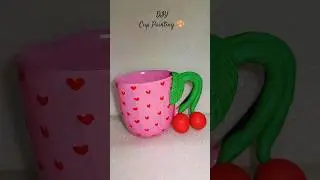 Ceramic Mug Painting 🎨 ideas #shorts #viralvideo #artshorts #paintingtutorial #youtube #fyp #explore