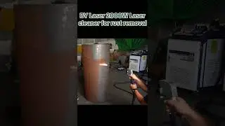 2000W Laser Clean machine for Rust removal Work in large areas and be more efficient! #lasercleaner