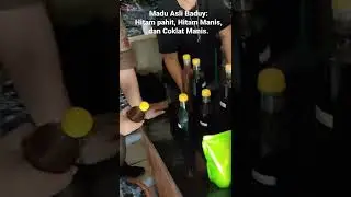 Tiga jenis madu asli Baduy.