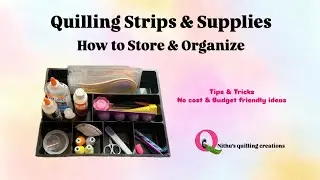 How to Organize Quilling Strips #paper #quilling #howto #quillingtutorial #quillingforbeginners #diy