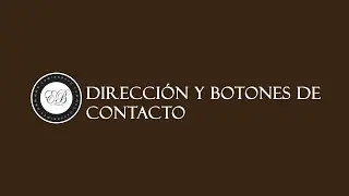 34- Dirección y botones de contacto | Adobe Portfolio 2024