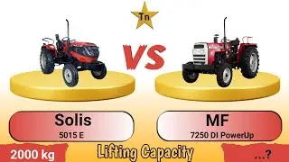 Solis 5015 E Vs MF 7250 DI PowerUp #technnu