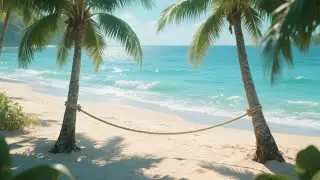Tropical Beach Harmony Breaths Deeper Than Night For Tranquil Dream Escape 🌊