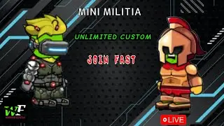 Mini Militia Live Custom Room|| Mm Live Stream ||WARRIOR FIREFLY part #21