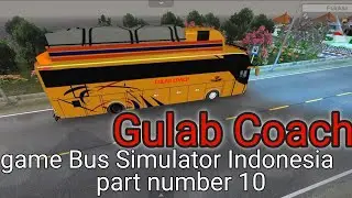 New JB3Gulab Coach KBS 1755 new Leviry Game Bus Simulator Indonesia part number {10} 2025