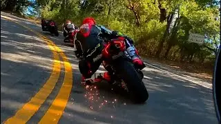 Chase is on! Ducati Panigale V2 Bayliss, BMW S1000 RR, Yamaha R6