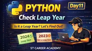 Python Program to Check Leap Year ( Hindi ) || Python Tutorial