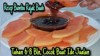 Resep BUMBU RUJAK Dijamin Enak Banget⁉️Simpel Dan Mudah, Tahan Lama Cocok Buat Ide Jualan‼️