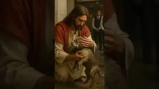 Jesus Lifts a Dog from the Mud | A Touch of Divine Kindness #shorts