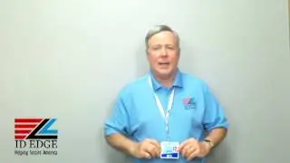 Blue Horizontal Badge Buddy | ID Badges | Photo ID Systems
