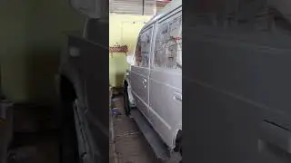 Tata sumo after 2 coat paint today