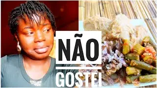 NÃO GOSTEI DA RECEITA 🤣🤣🤣 pela primeira vez comi xima da farinha da macaxeira. #África 