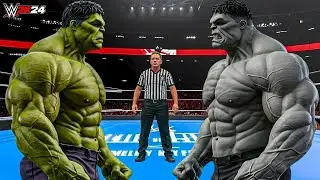 WWE 2K24 - HULK VS GREY HULK | PS5 Gameplay 