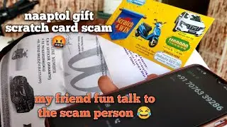 Naaptol gift scratch card scam😨 || Tamil || My friend Win Mahindra XUV Car 😅
