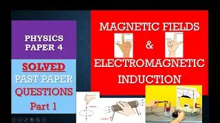 Magnetic fields & EM Induction [SOLVED PAST PAPER QUESTIONS] Part 1